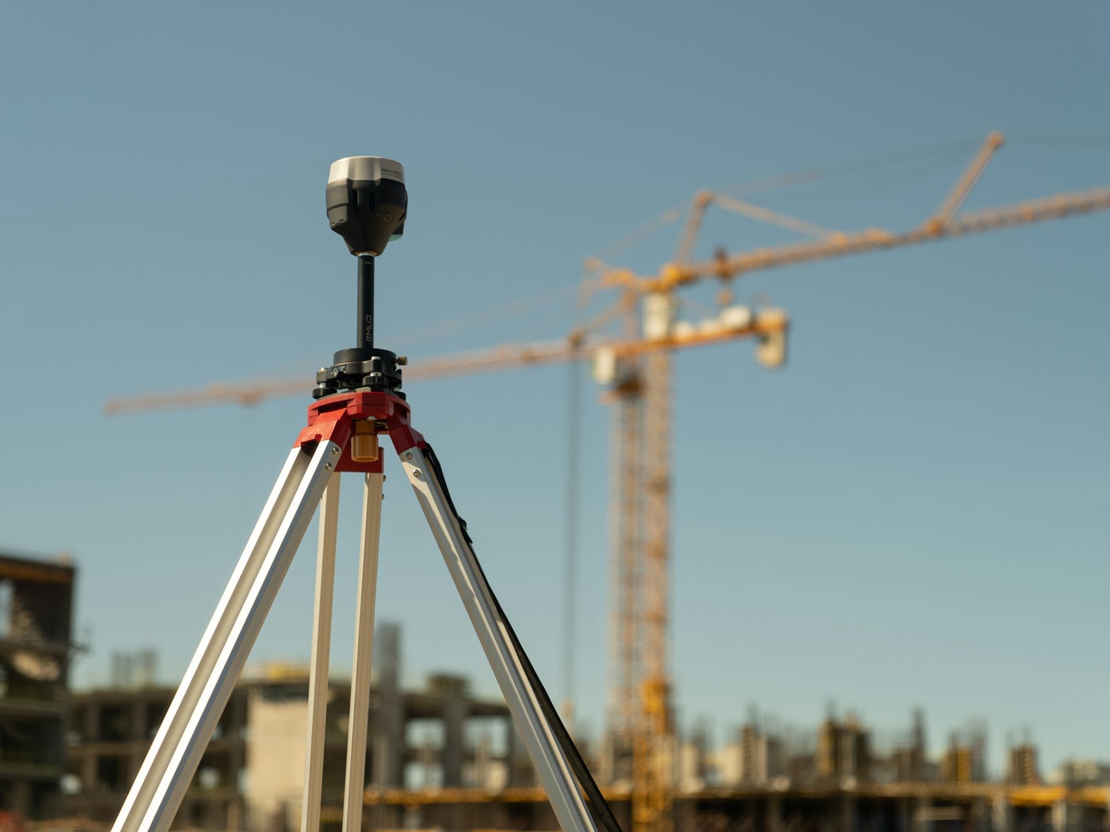 Survey work being carried out on site